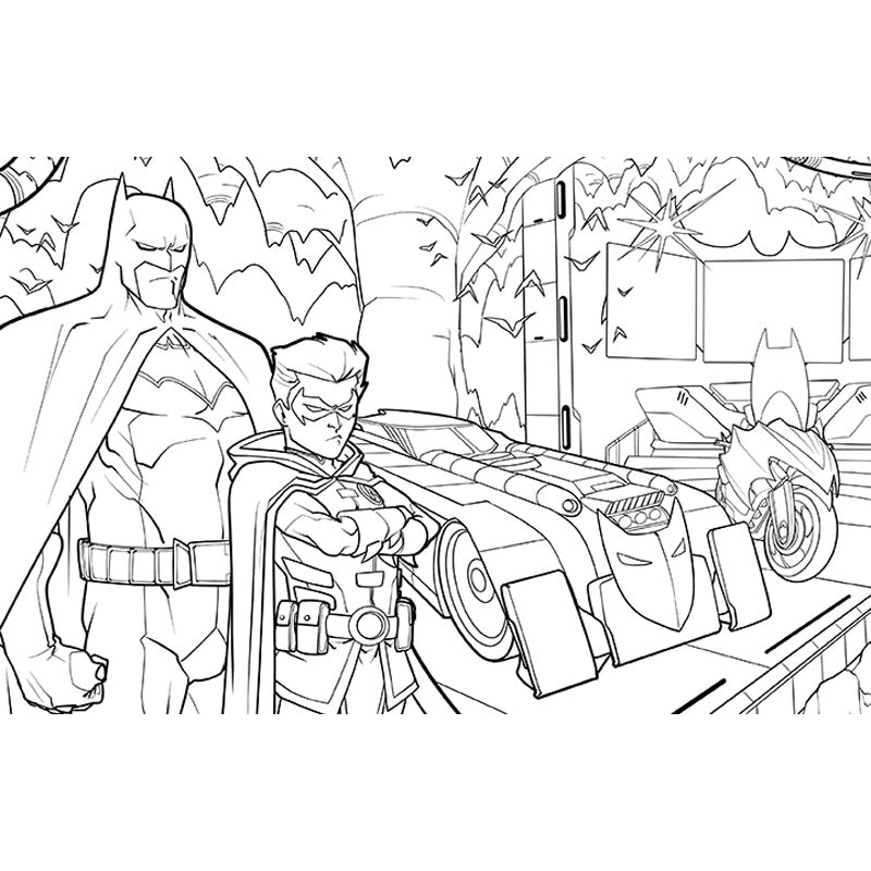 Batman Mini Coloring Set