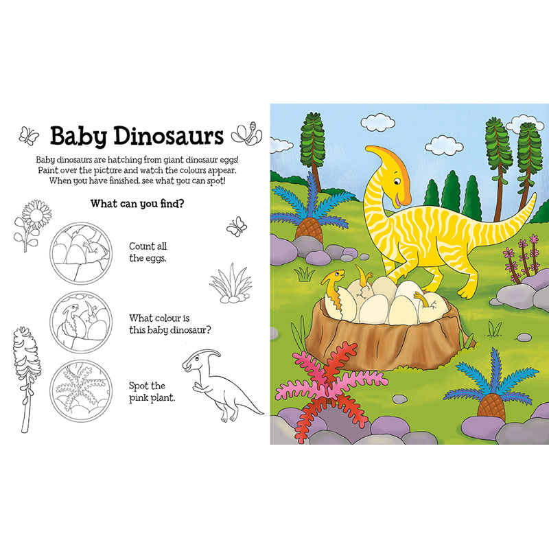 Magical Water Painting: Amazing Dinosaurs