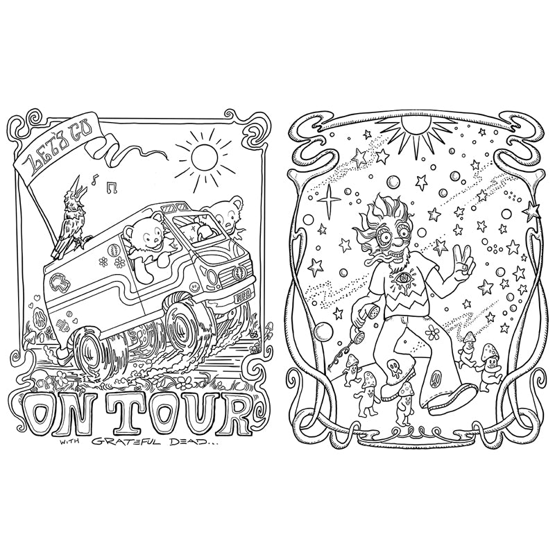 The Official Coloring Book of Grateful Dead