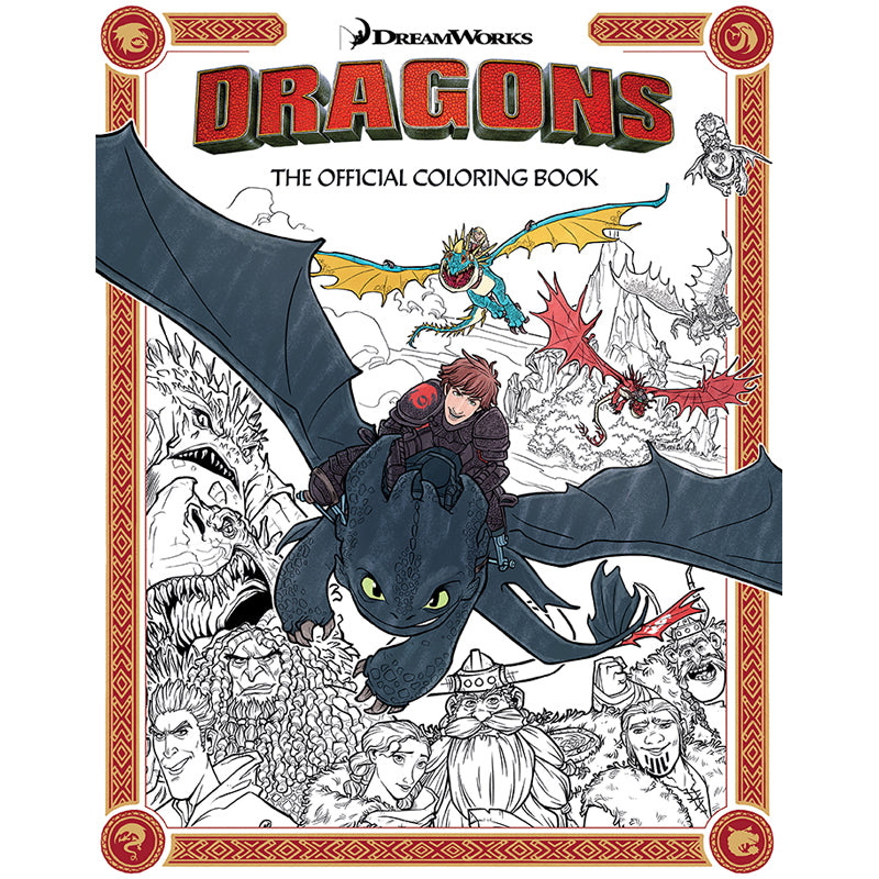 DreamWorks Dragons: The Official Coloring Book