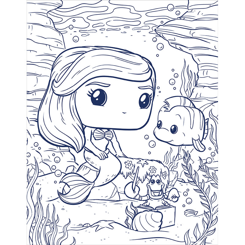 Disney Princess: The Official Funko POP! Coloring Book