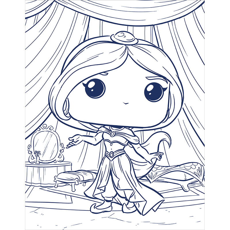 Disney Princess: The Official Funko POP! Coloring Book