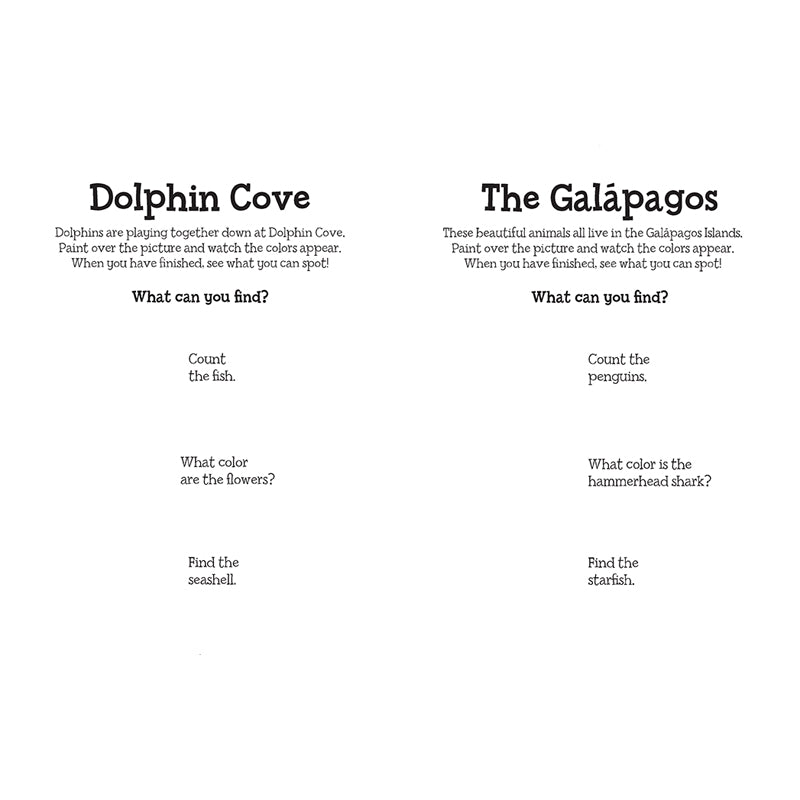 Magical Water Painting: Under the Sea