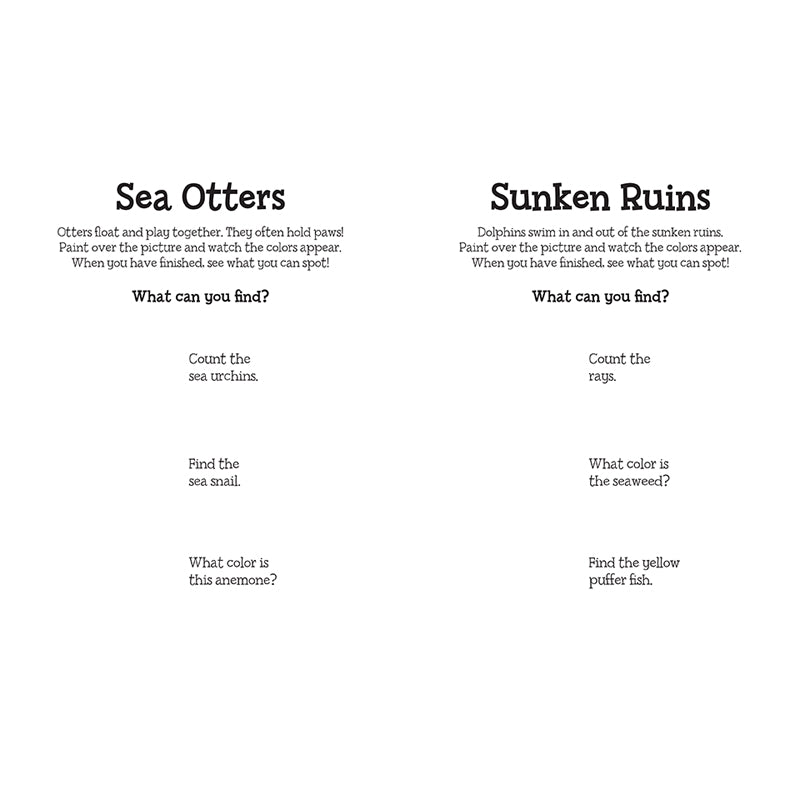 Magical Water Painting: Under the Sea