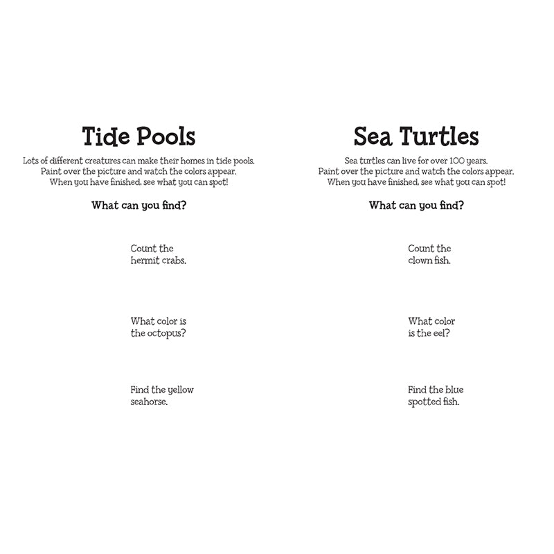 Magical Water Painting: Under the Sea