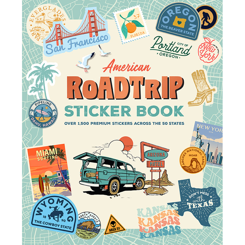 American Road Trip Sticker Book