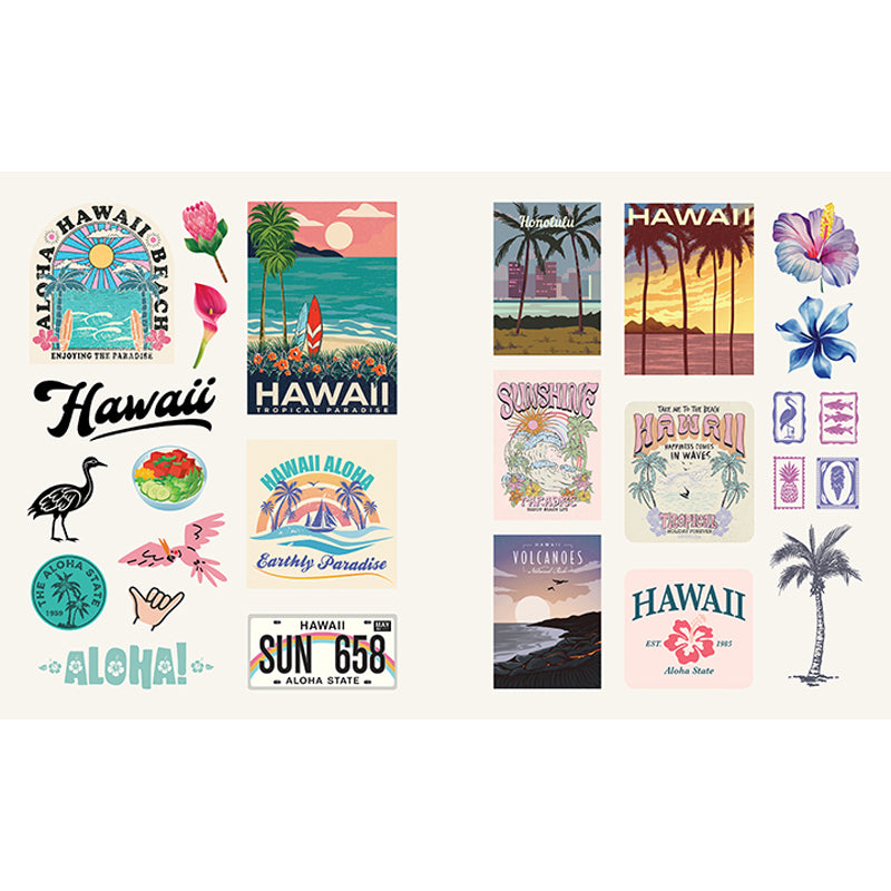 American Road Trip Sticker Book