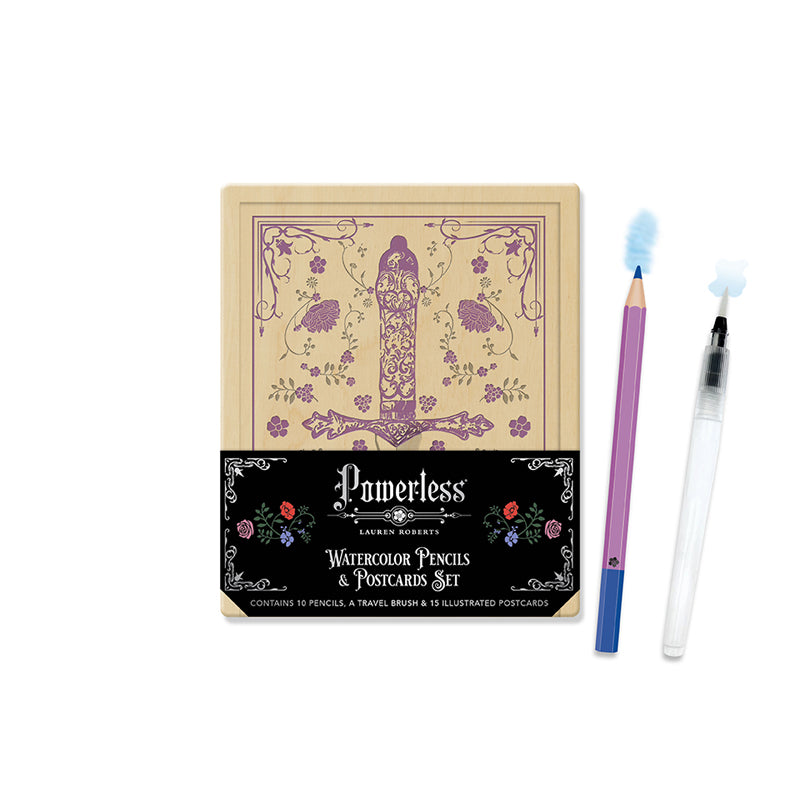 Lauren Roberts: Powerless Watercolor Pencils and Postcards Set