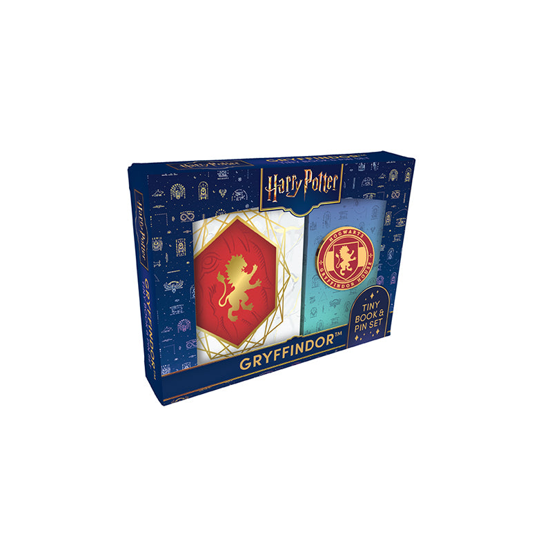 Harry Potter: Gryffindor Tiny Book and Pin Set