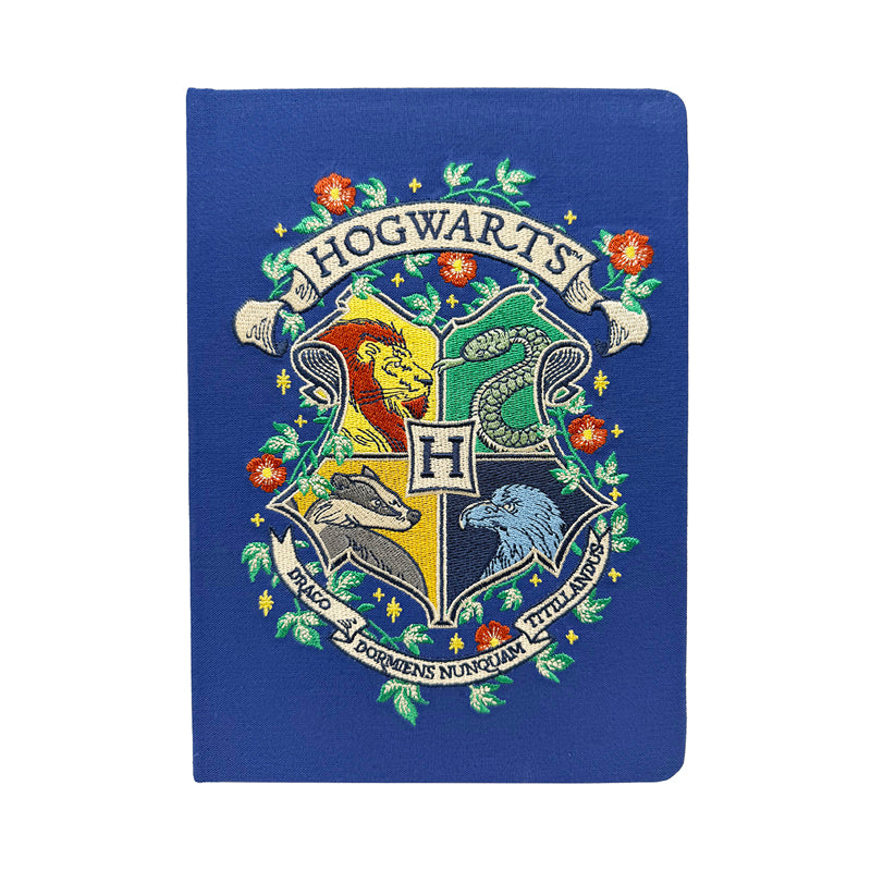 Harry Potter: Hogwarts Crest Embroidered Journal