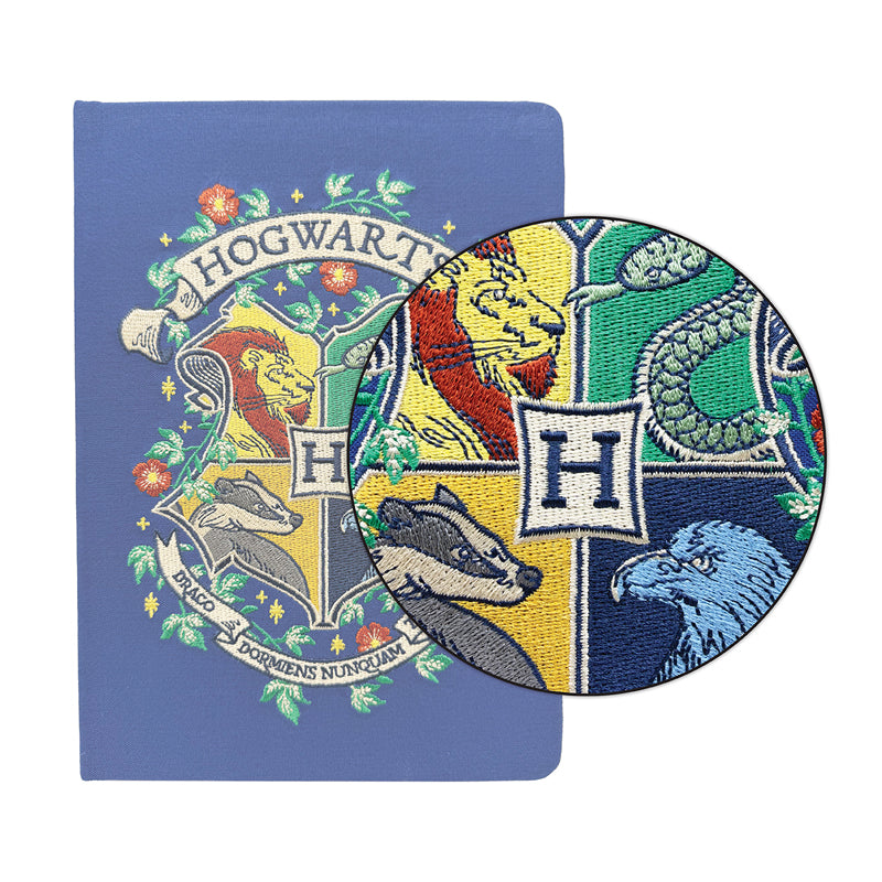 Harry Potter: Hogwarts Crest Embroidered Journal