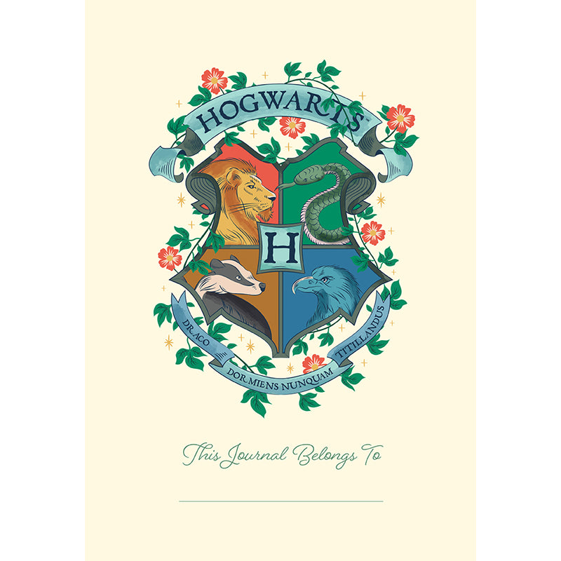 Harry Potter: Hogwarts Crest Embroidered Journal