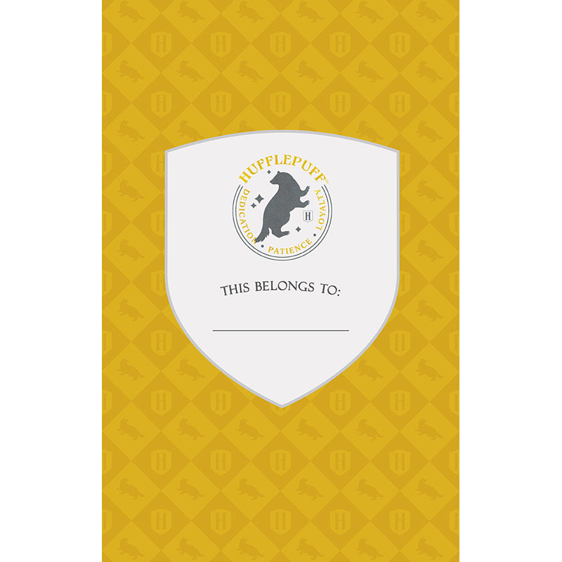 Harry Potter: Hufflepuff Crest Hardcover Journal