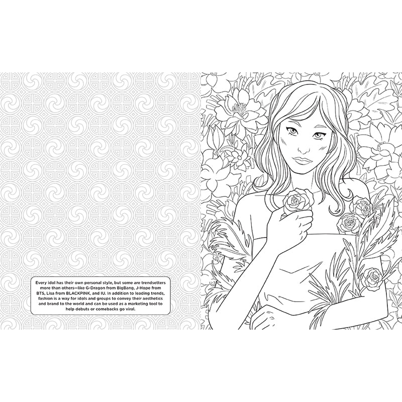 I Love K-pop Coloring and Activity Book