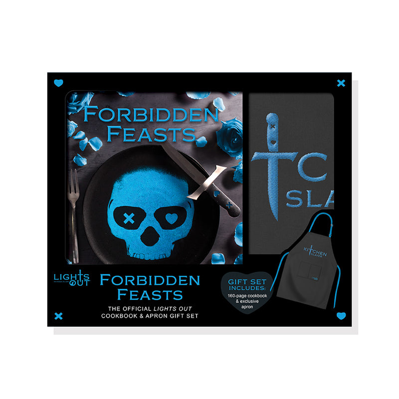 Forbidden Feasts: The Official Lights Out Cookbook and Apron Gift Set