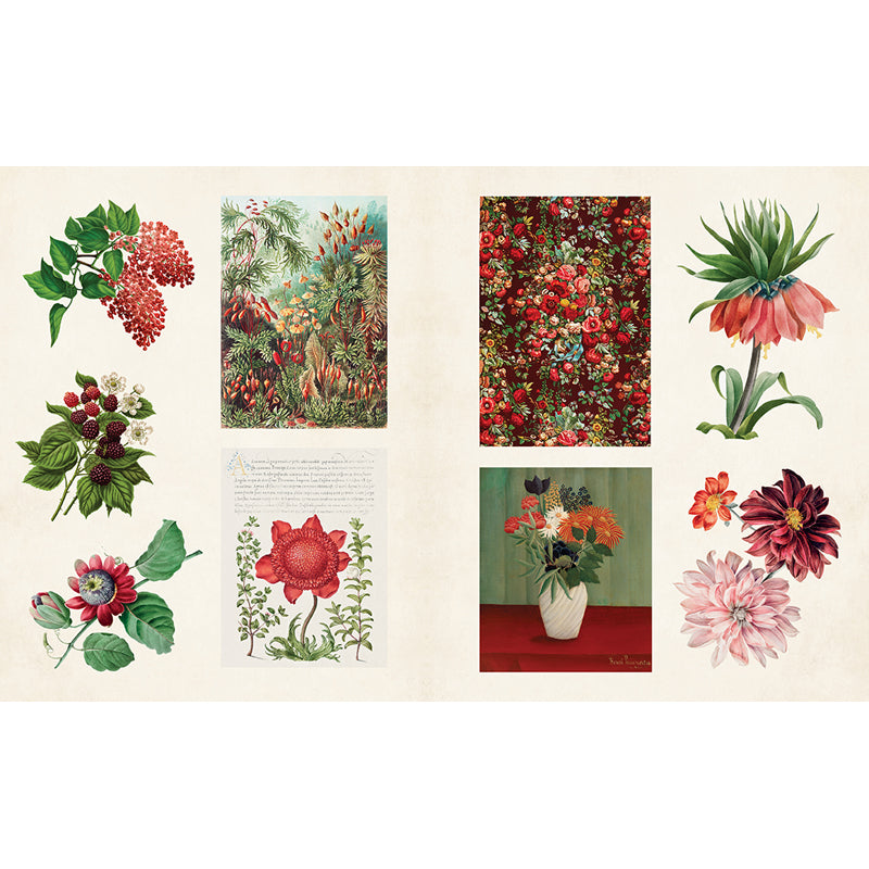 Vintage Botanical Sticker Book