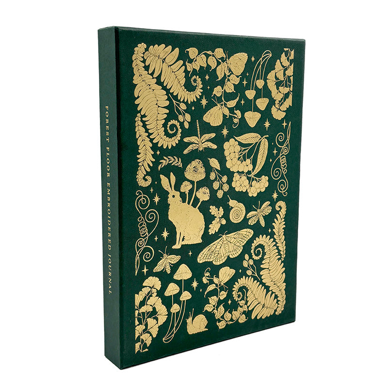 Forest Floor Embroidered Journal