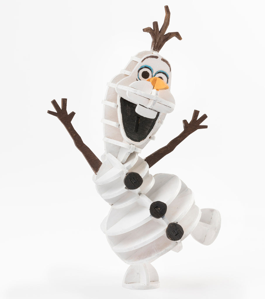 IncrediBuilds: Disney Frozen: Olaf Book and 3D Wood Model