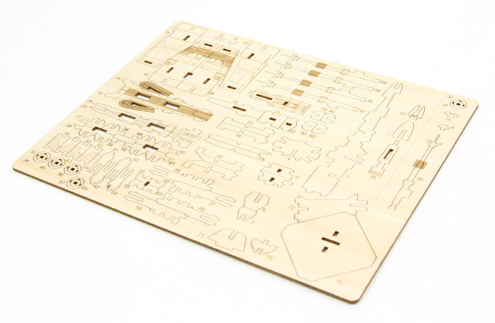 IncrediBuilds: Star Wars: X-Wing 3D Wood Model