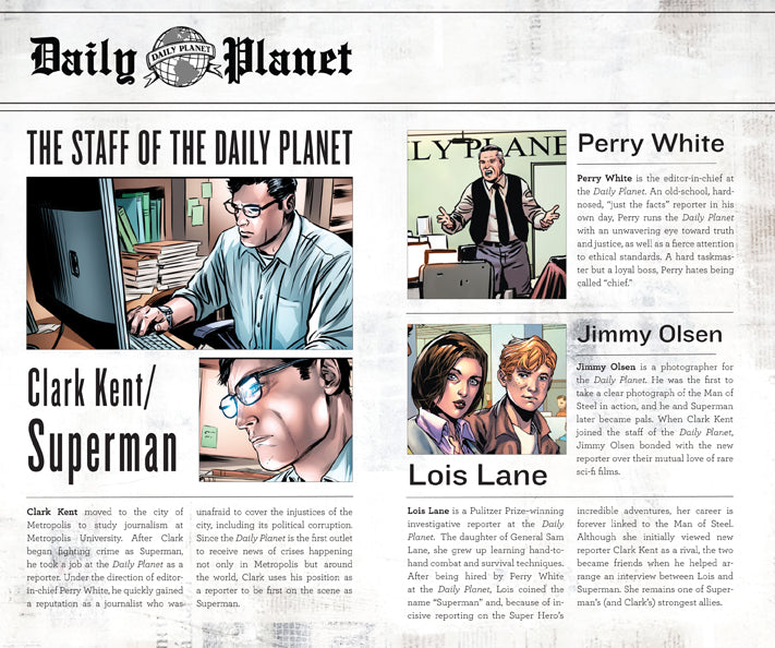 Superman: Daily Planet Hardcover Ruled Journal