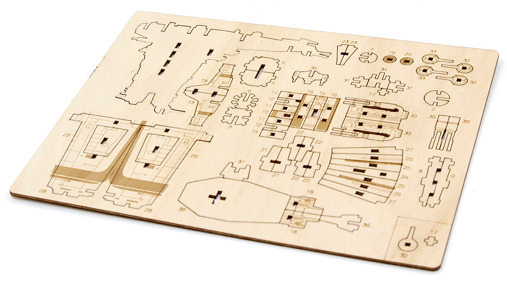 IncrediBuilds: Star Wars: Resistance Bomber Book and 3D Wood Model