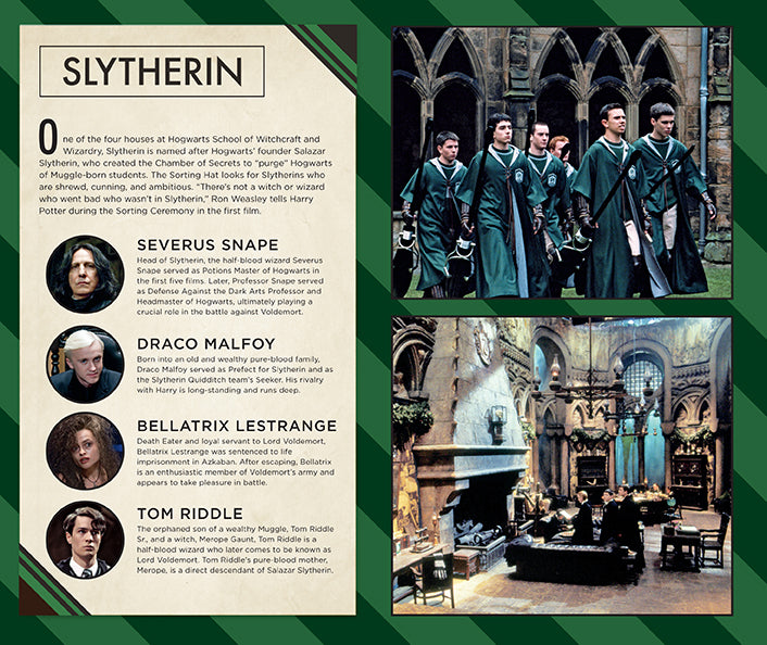 Harry Potter: Slytherin Hardcover Ruled Journal
